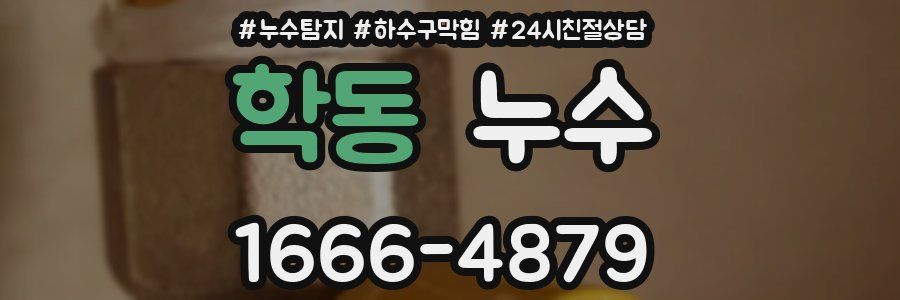 학동 누수