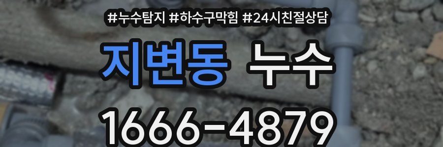 지변동 누수
