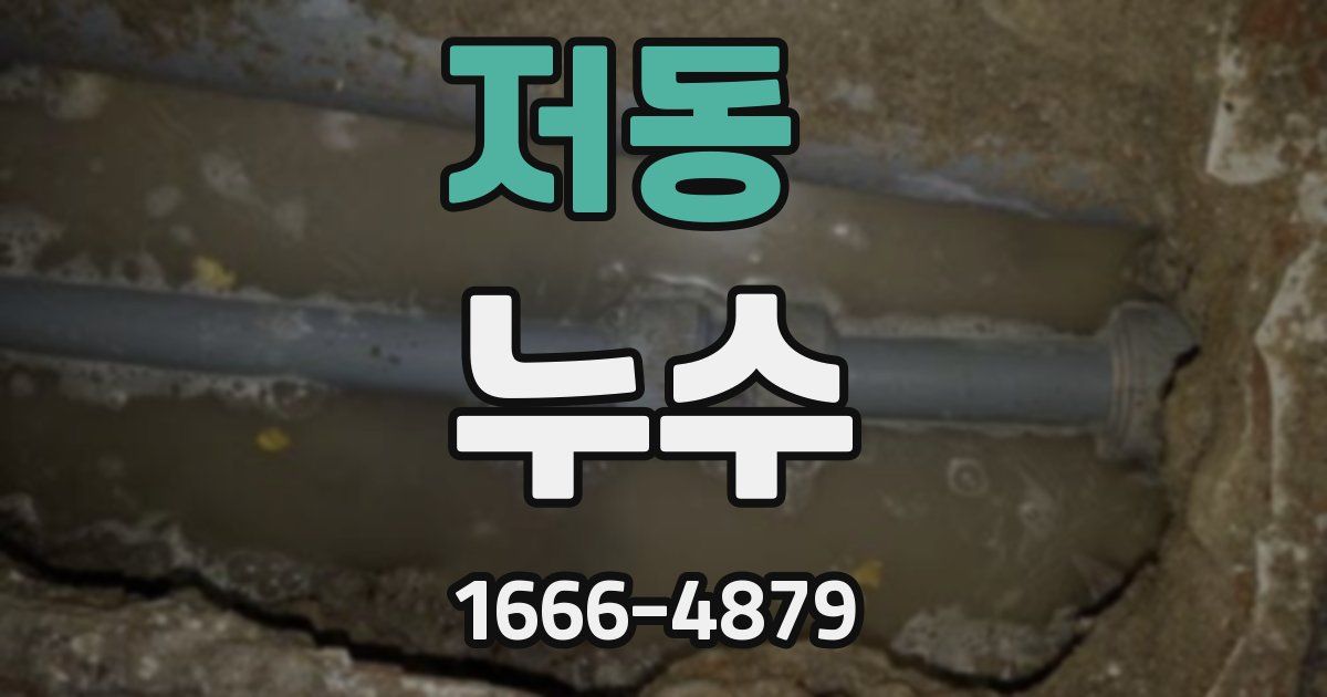 저동 누수