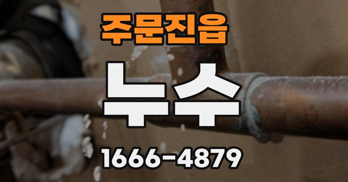 주문진읍 누수