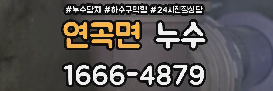 연곡면 누수
