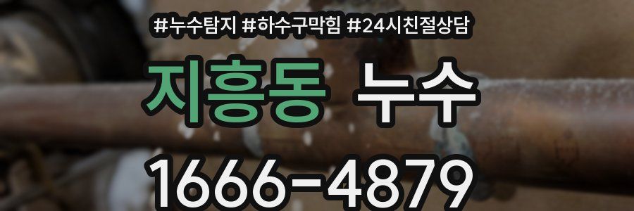 지흥동 누수