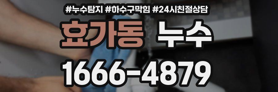 효가동 누수