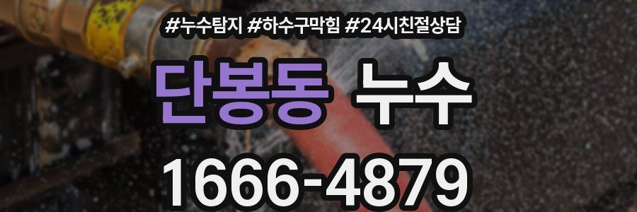 단봉동 누수
