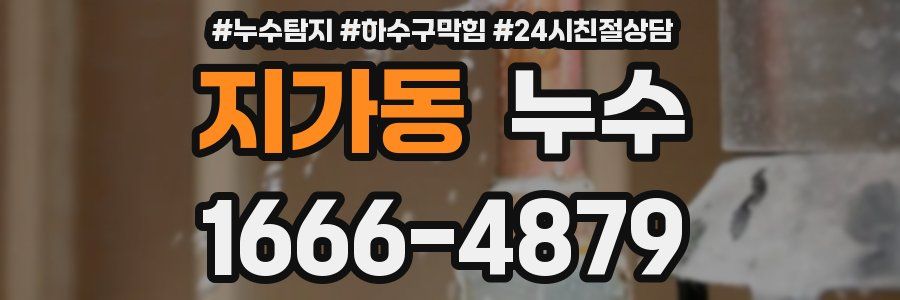 지가동 누수