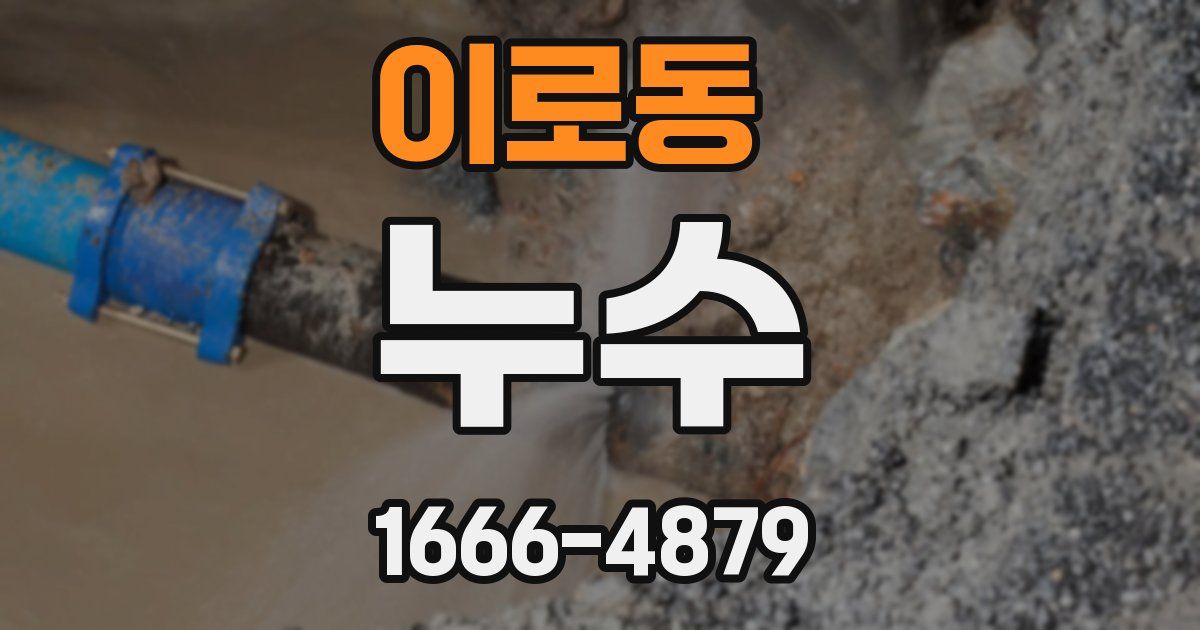 이로동 누수