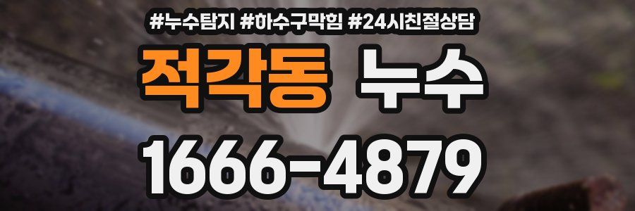적각동 누수