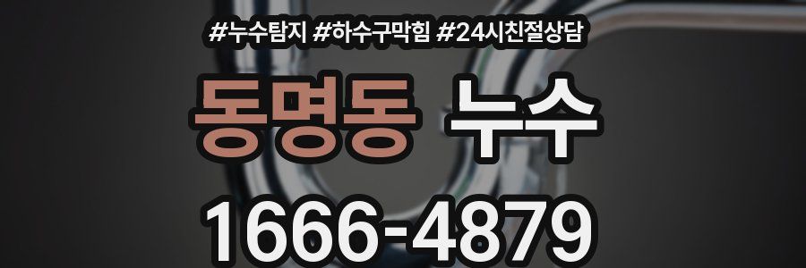 동명동 누수