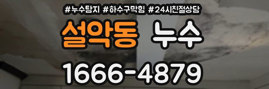 설악동 누수