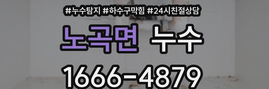 노곡면 누수