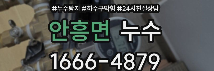 안흥면 누수