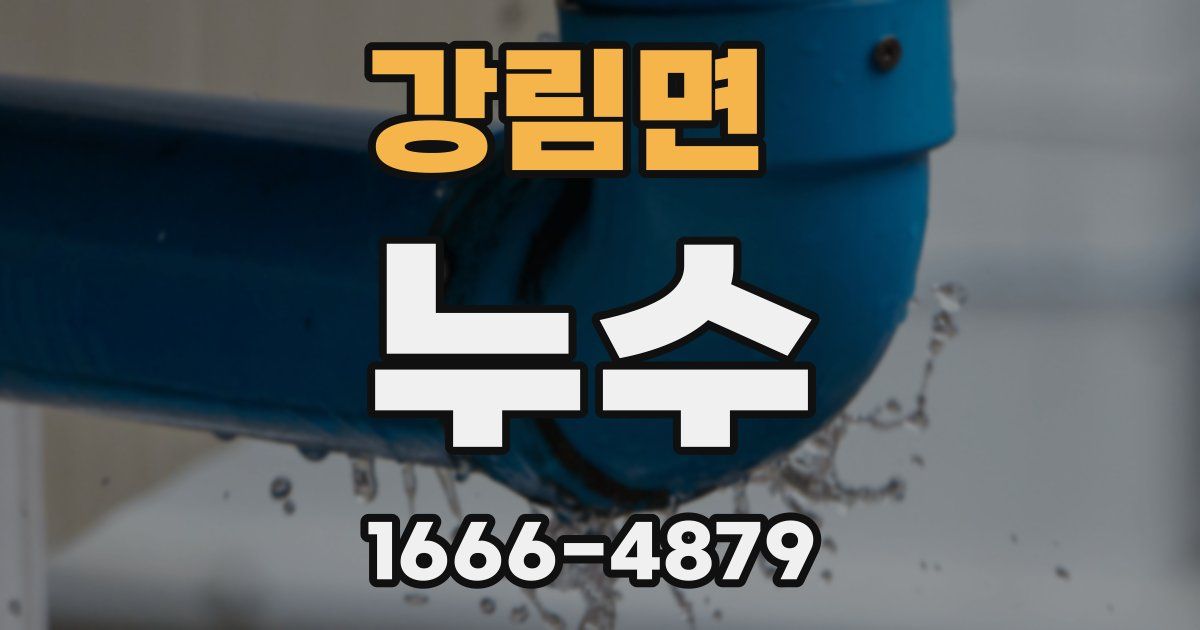 강림면 누수
