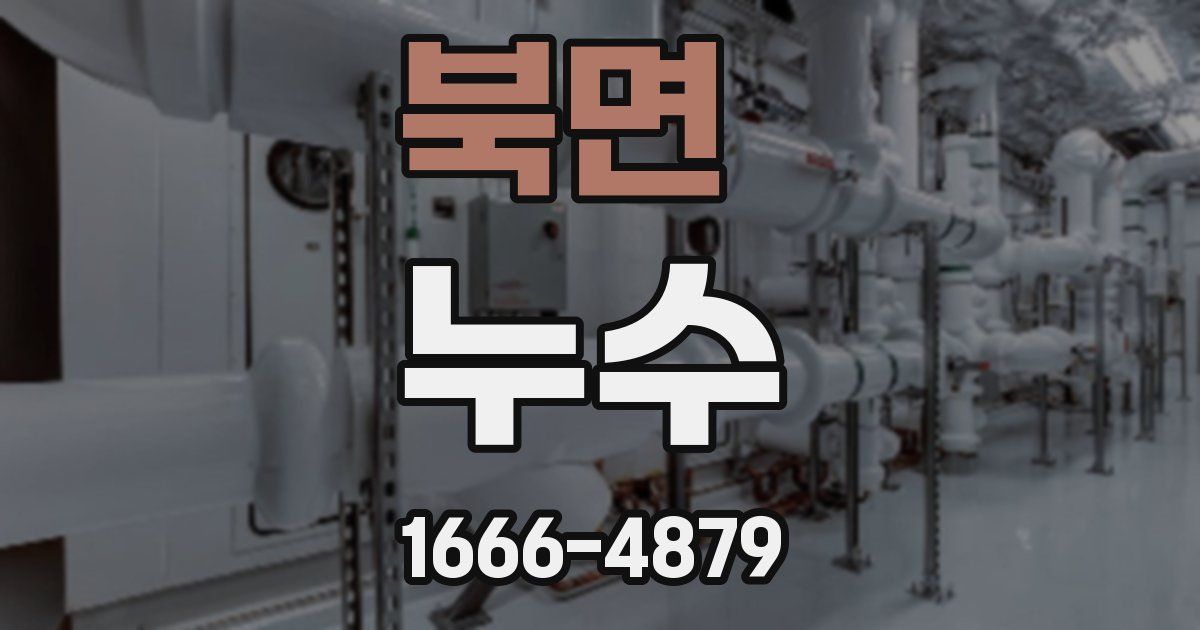북면 누수