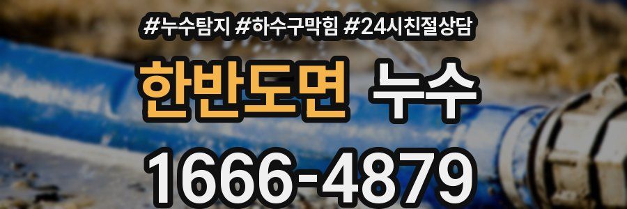 한반도면 누수