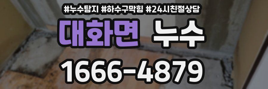 대화면 누수