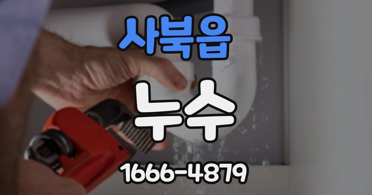 사북읍 누수