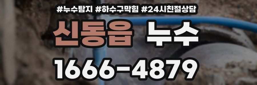 신동읍 누수