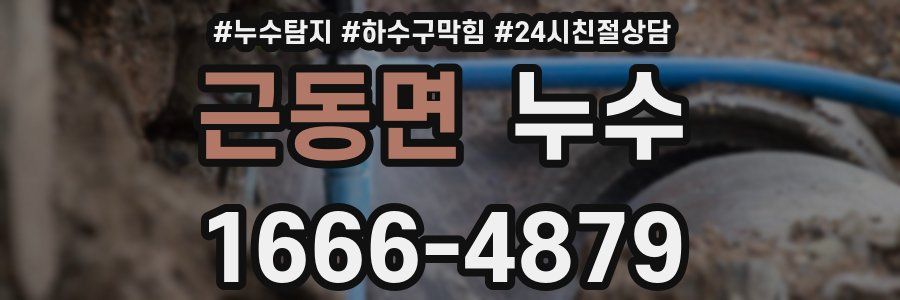 근동면 누수