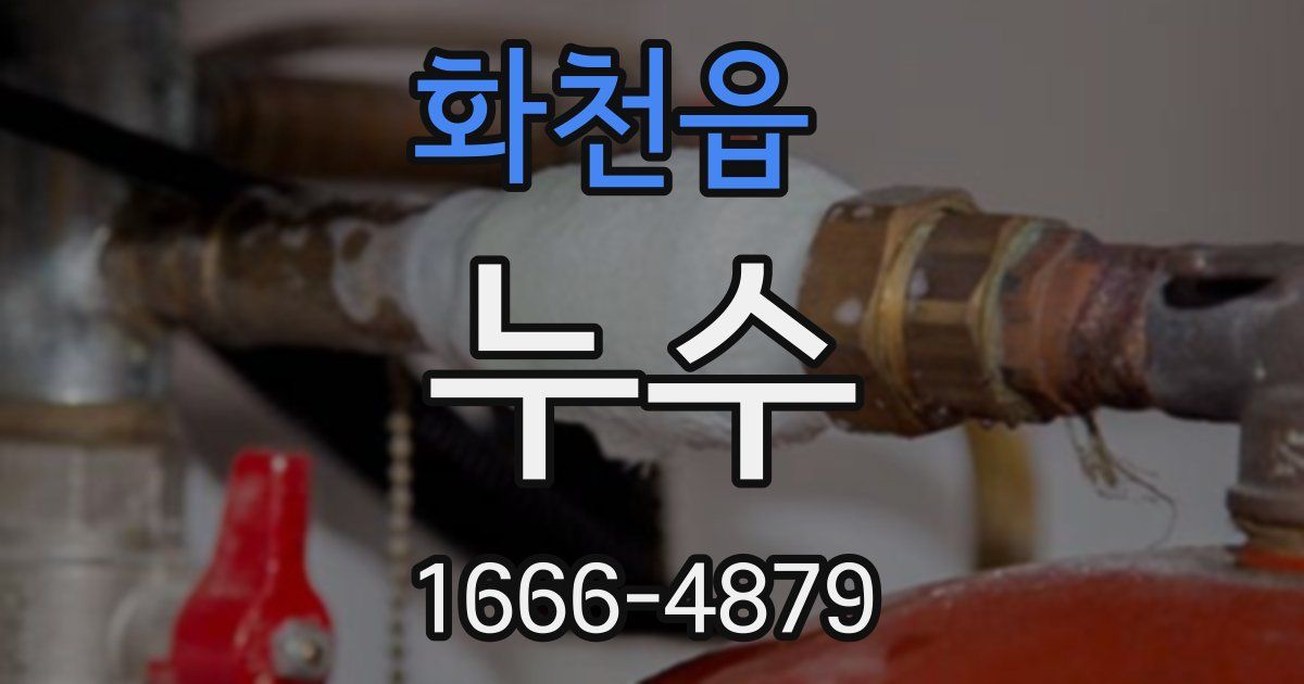 화천읍 누수