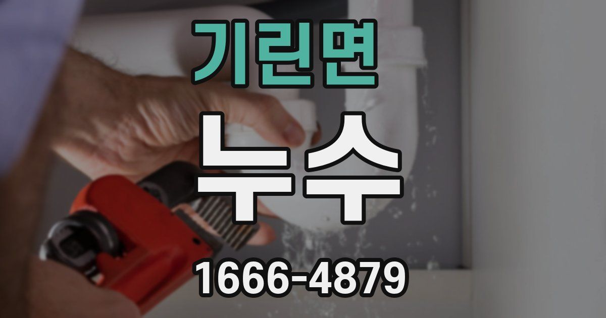 기린면 누수