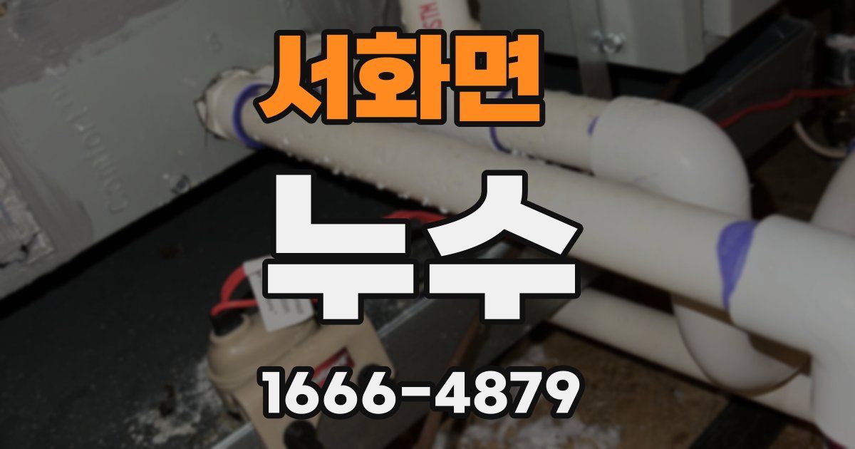 서화면 누수