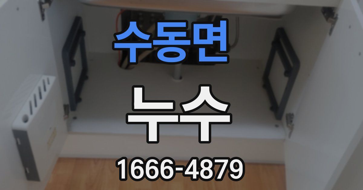 수동면 누수