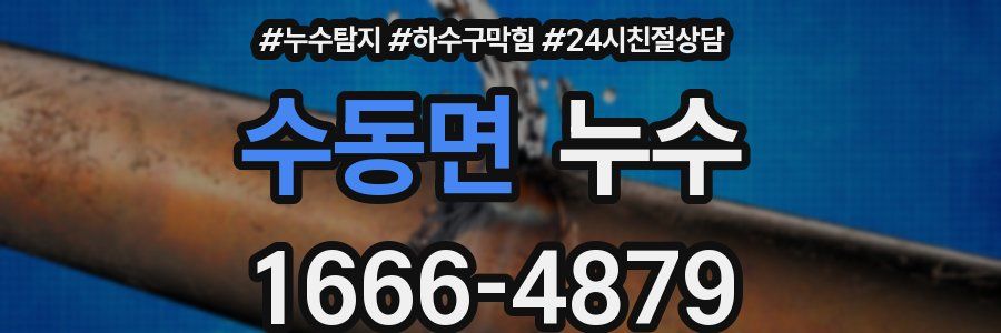 수동면 누수