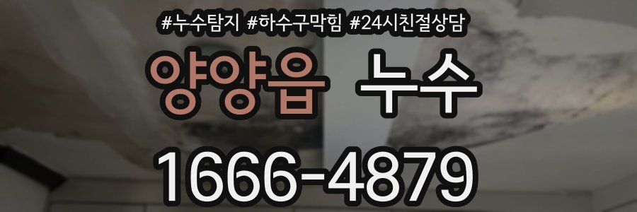 양양읍 누수
