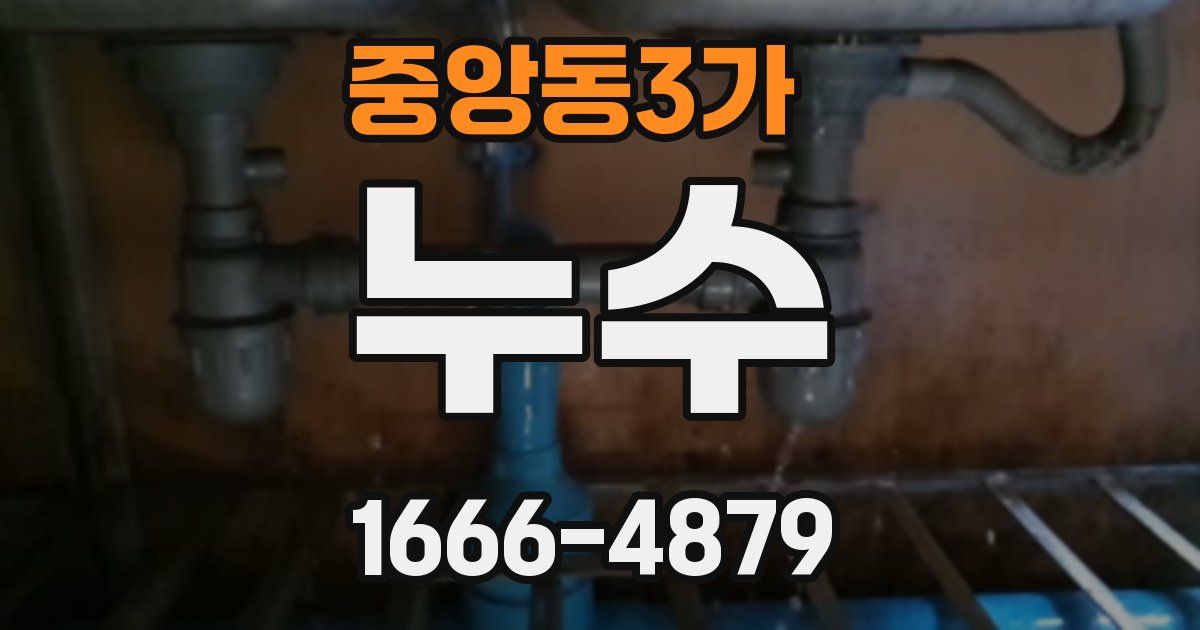중앙동3가 누수