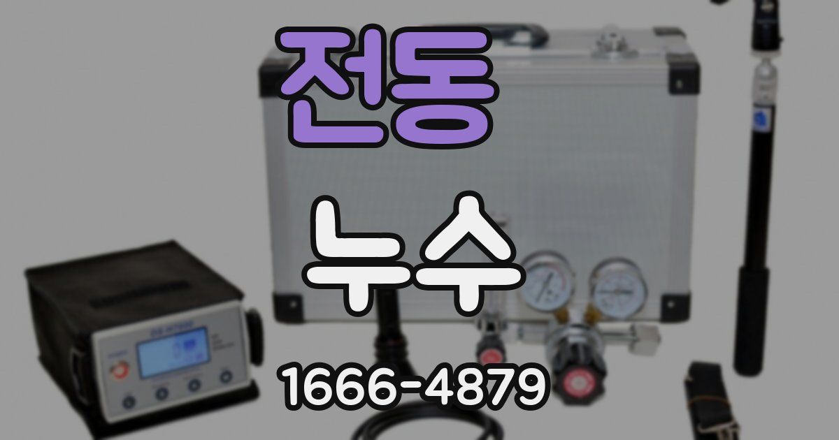 전동 누수