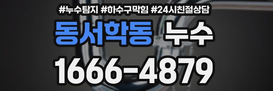 동서학동 누수