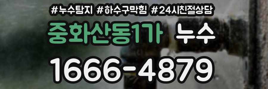 중화산동1가 누수