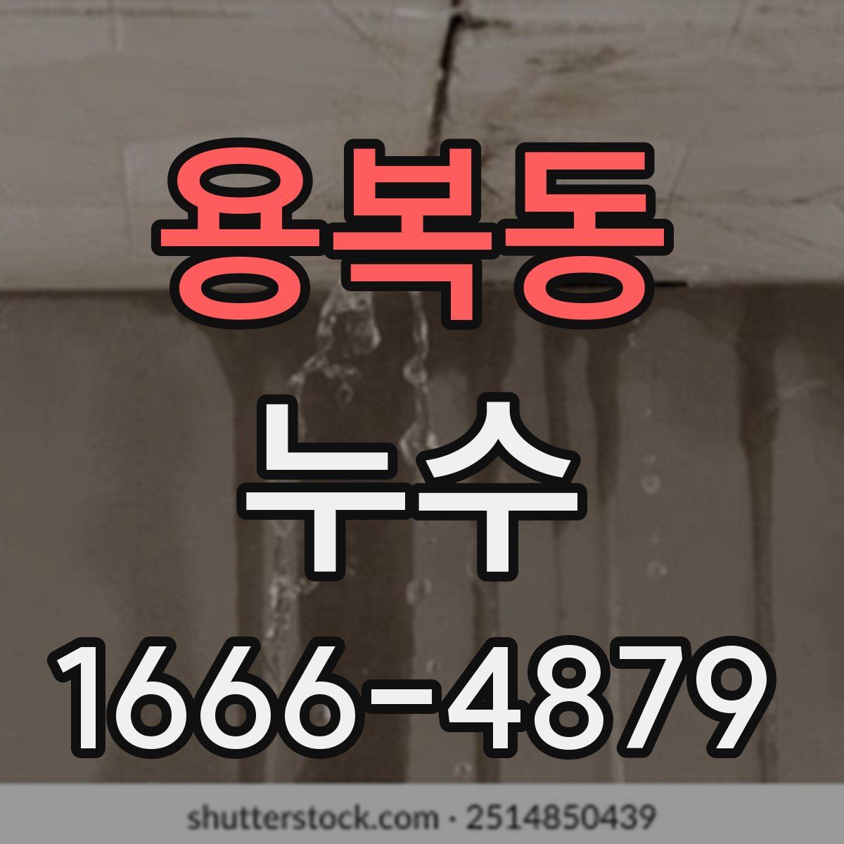 용복동 누수