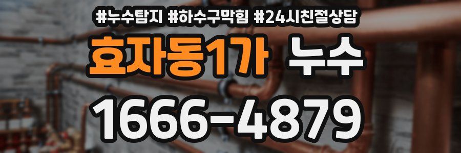 효자동1가 누수