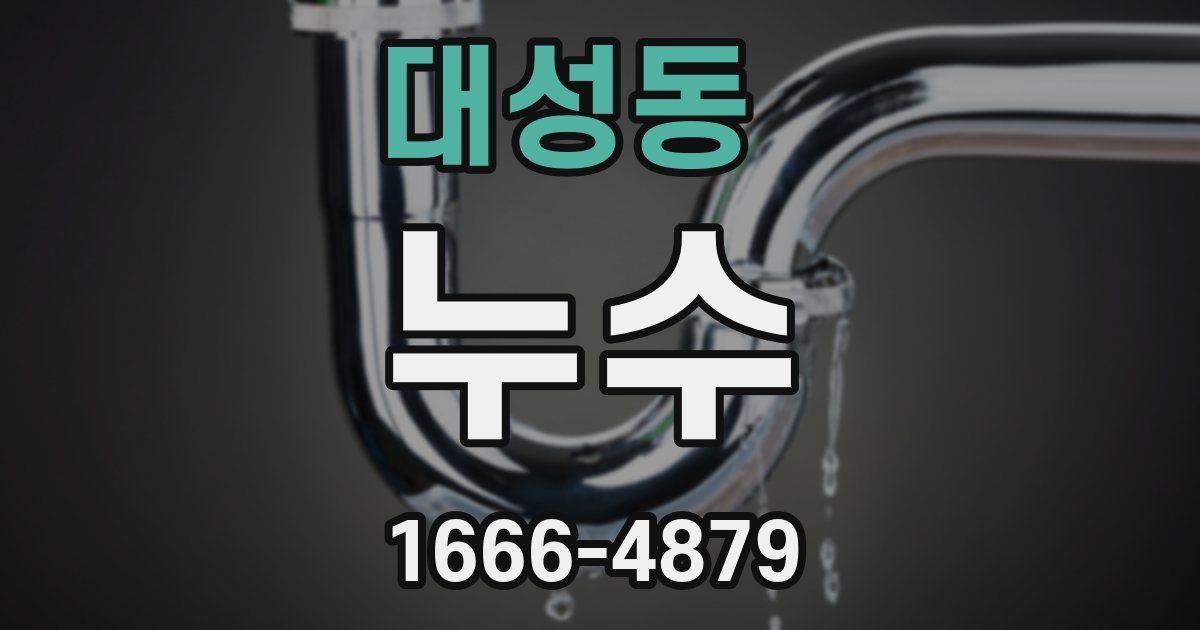 대성동 누수