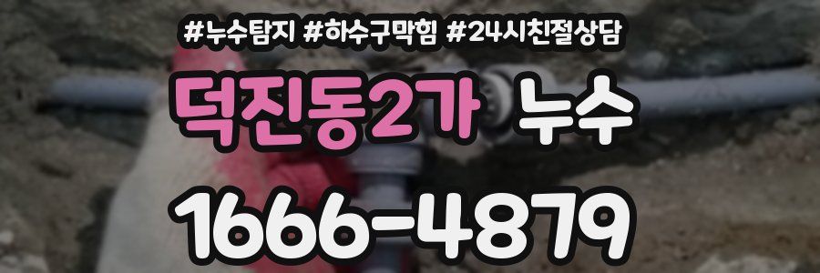덕진동2가 누수