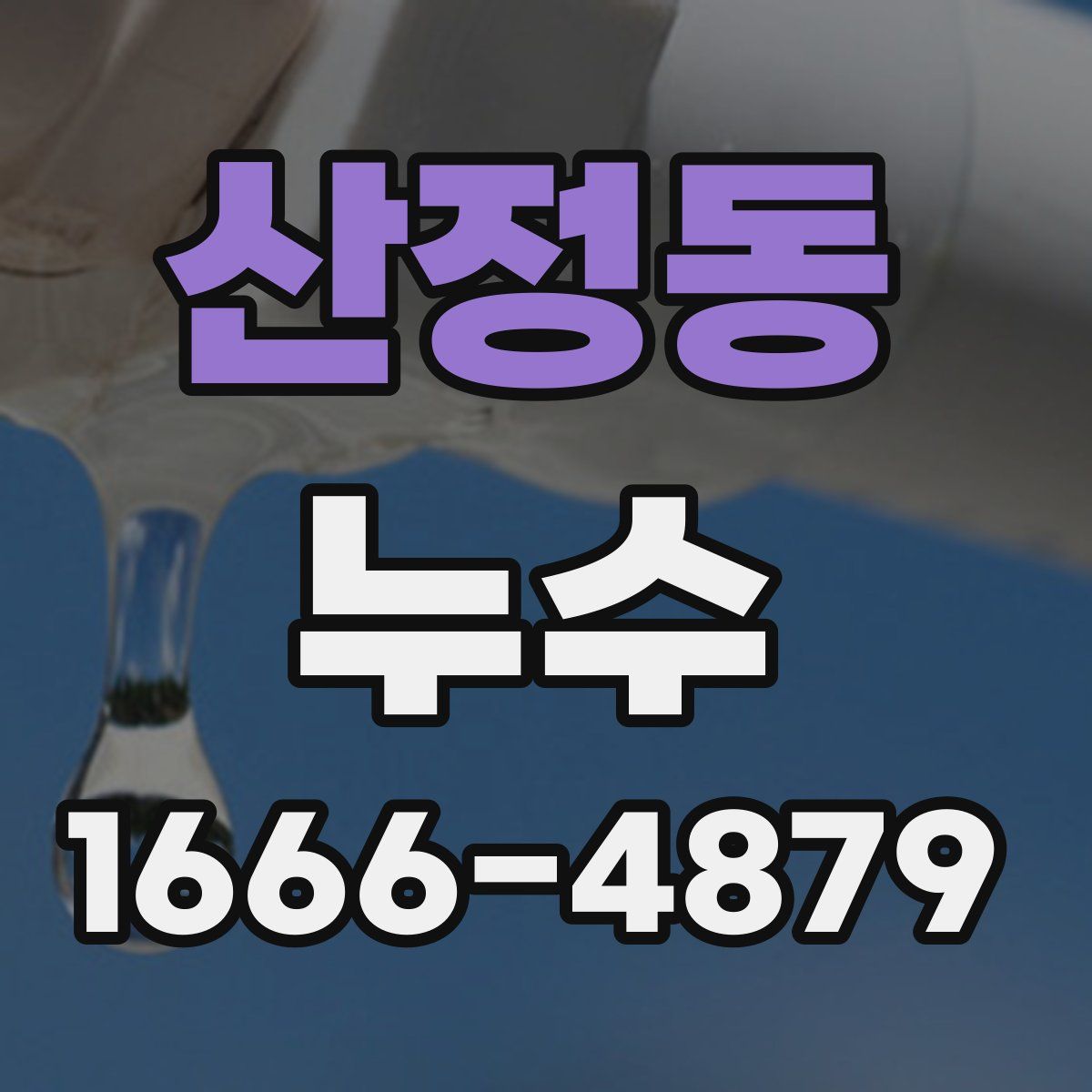 산정동 누수