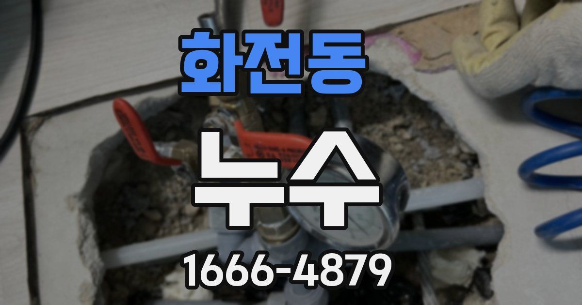 화전동 누수