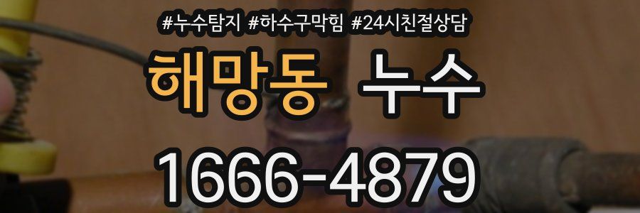 해망동 누수