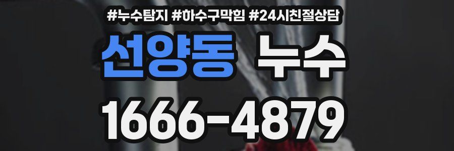 선양동 누수