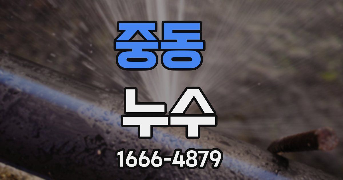 중동 누수