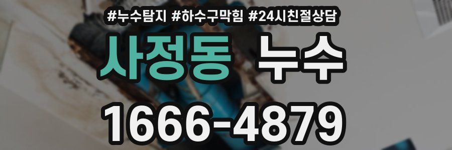 사정동 누수