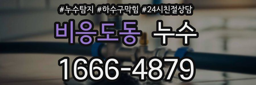비응도동 누수