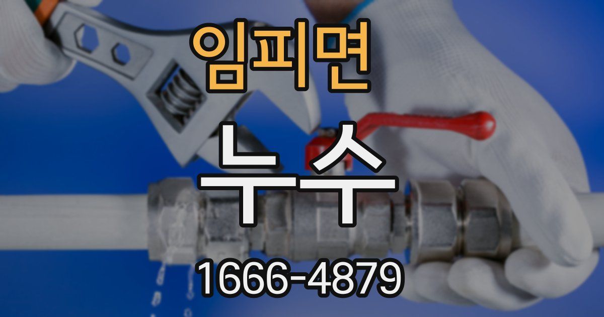 임피면 누수
