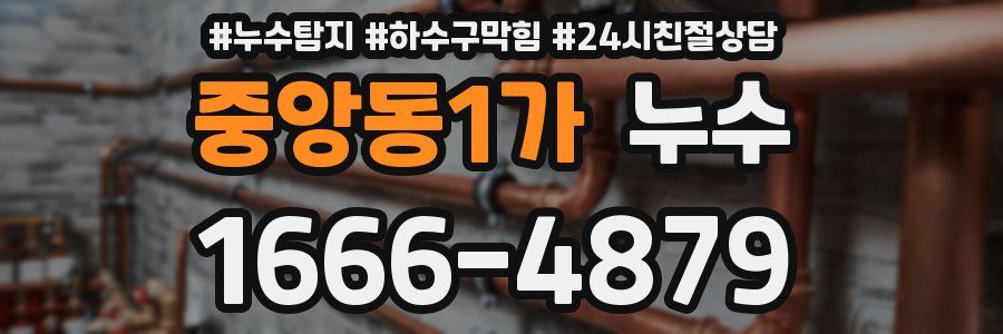 중앙동1가 누수