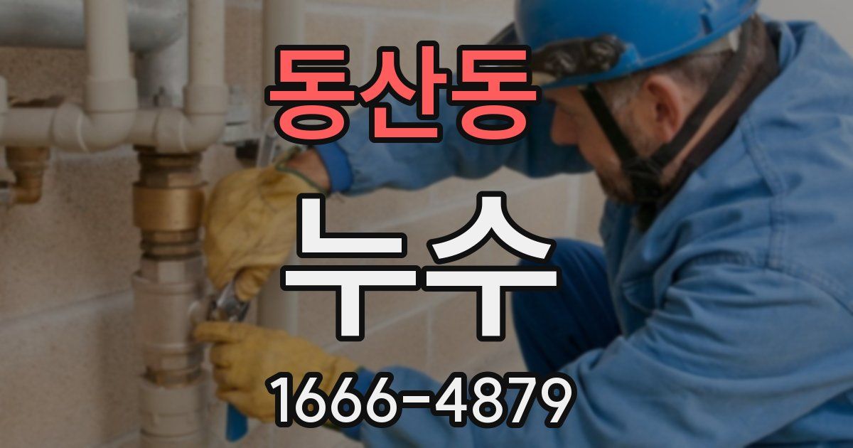 동산동 누수