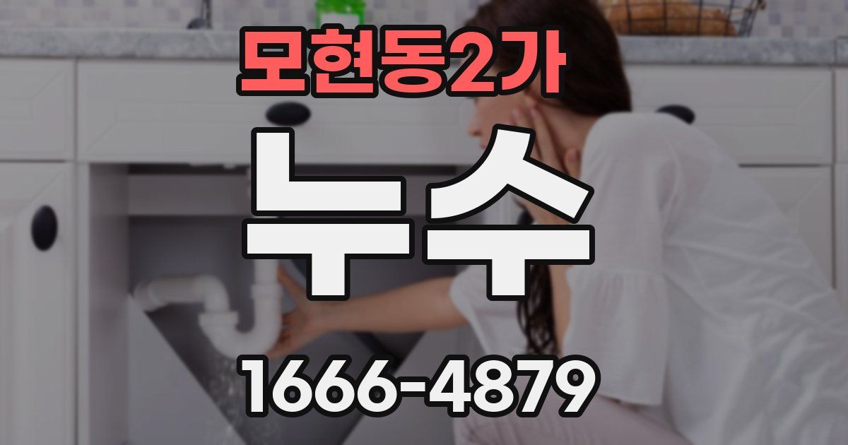 모현동2가 누수