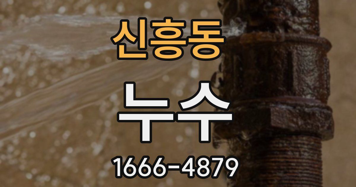 신흥동 누수