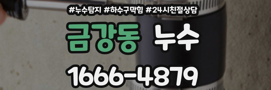 금강동 누수