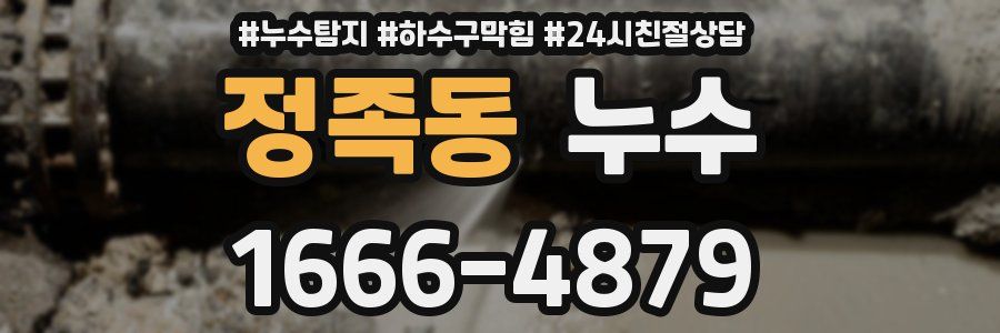 정족동 누수
